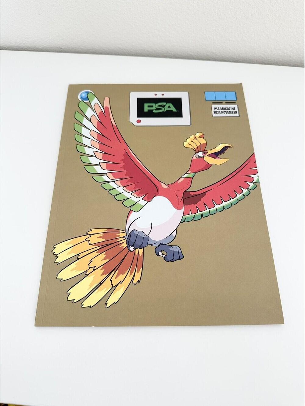 Pokemon Ho-Oh PSA Magazine 2024 November Volume No. 8